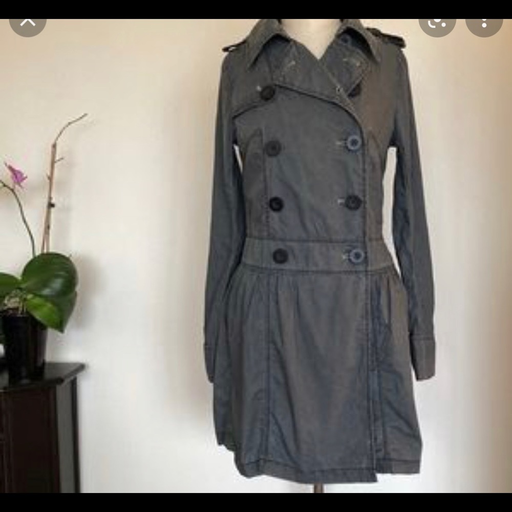 Free People Deconstructed Trench Coat Size 8
